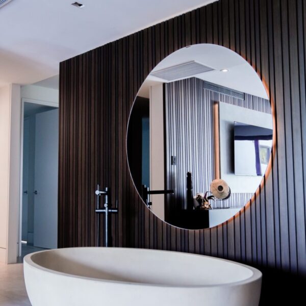 Custom bathroom cabinetry detail 4
