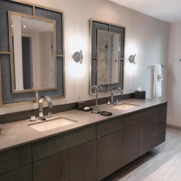 Custom bathroom cabinetry detail 5