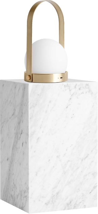 Marble and brass accent piece by ROA Custom Woodwork
