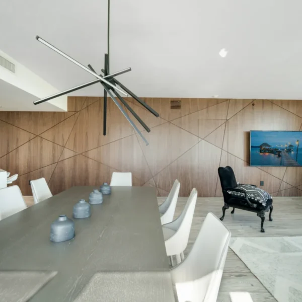 Custom wall paneling